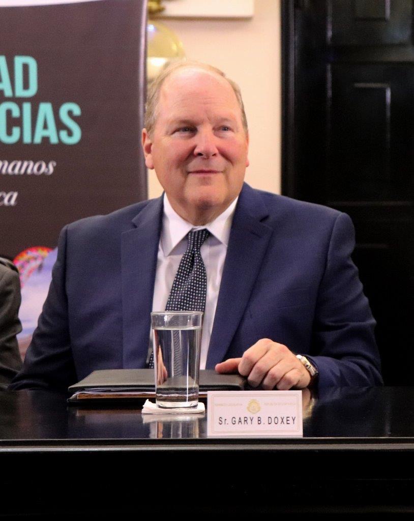 1. Professor Gary B Doxey at the national assembly in Costa Rica speaks to religious and Gvernement Leaders on FORB