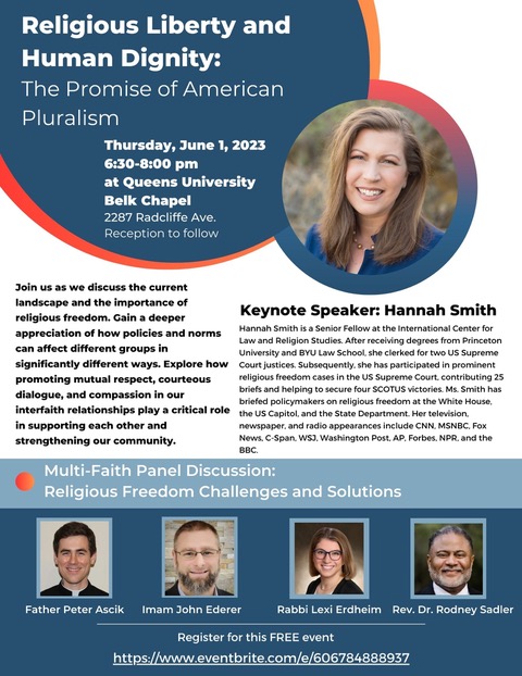 Religious Freedom Event Flyer